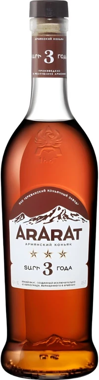 Коньяк Арарат 3 года 0.5 л