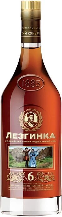 Коньяк Лезгинка 6 лет 0,5 л