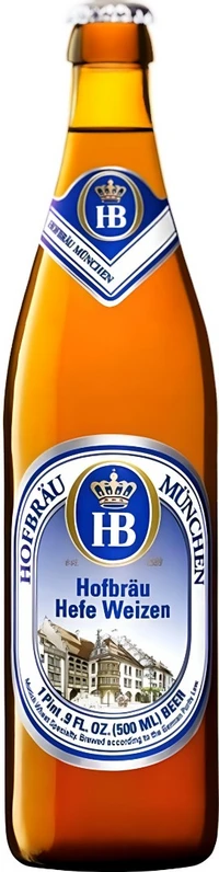 Пиво Хофброй Мюнхнер Вайс Светлое Не 0.5 л