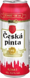Пиво Ческая Пинта #1 Лежак Светлое  568 мл