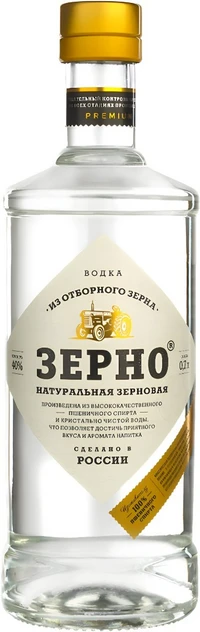 Водка Зерно Натуральная Зерновая 0.7 л