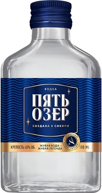 Водка Пять Озер 0.1 л