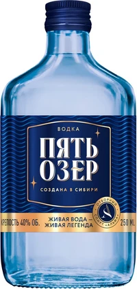 Водка Пять Озер 0.25 л