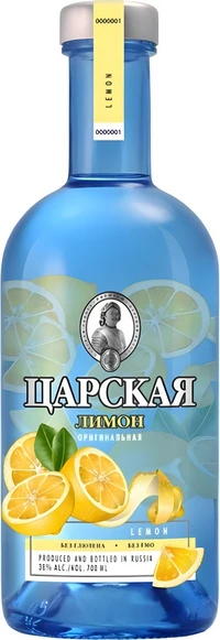 Водка Царская Лимон 0.7 л