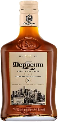 Коньяк Дербент 3* 0,25 л