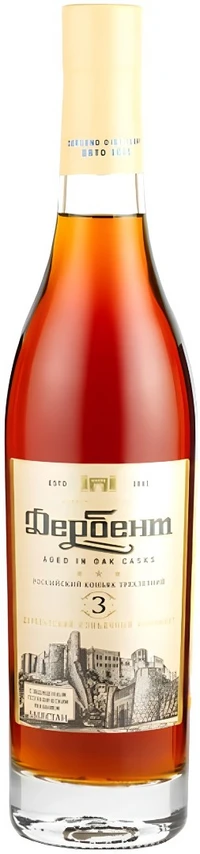Коньяк Дербент 3* 0,5 л