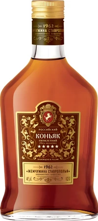 Коньяк Жемчужина Ставрополья 5* 1962г 0,25 л