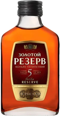 Коньяк Золотой Резерв 5 лет 0,1 л