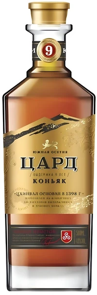 Коньяк Цард 9 лет 0.5 л