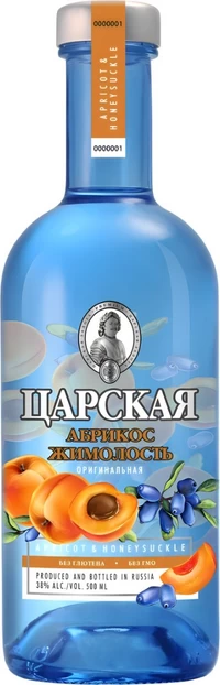 Водка Царская Абрикос Жимолость 0,5 л
