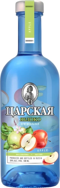 Водка Царская Яблоко 0,5 л