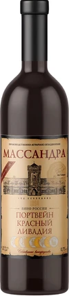 Вино Массандра Портвейн Красный 2017
