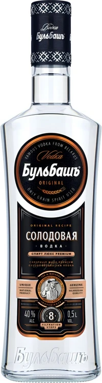 Водка Бульбашъ Солодовая 0.5 л